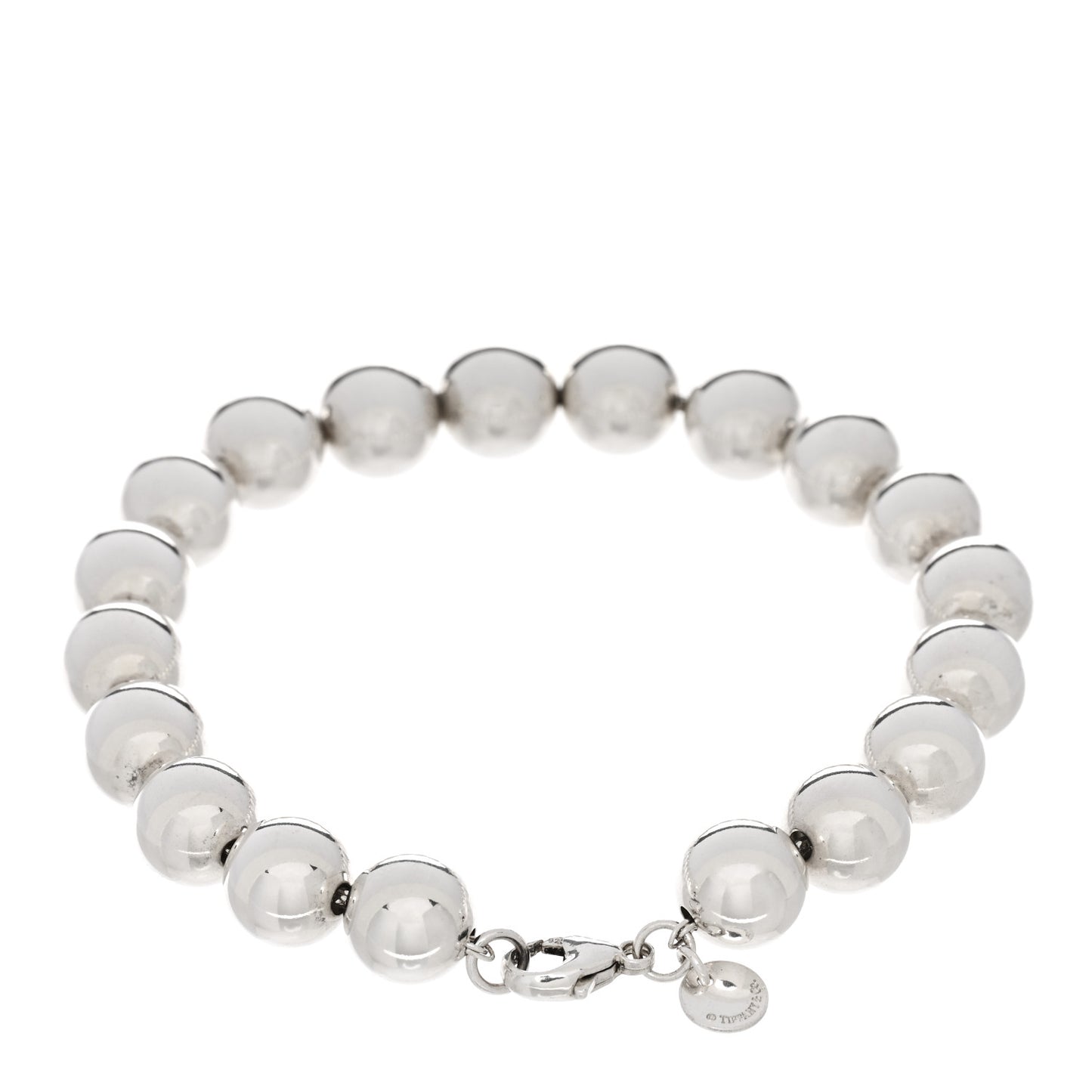 Sterling Silver 10mm Hardwear Ball Bracelet