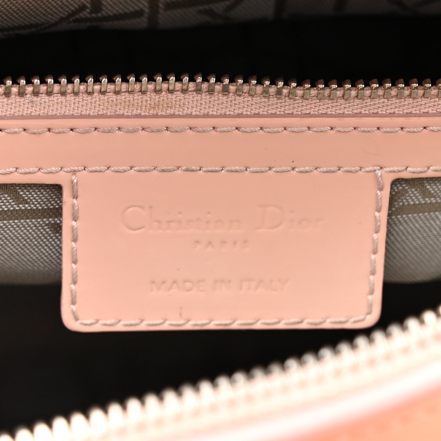 Patent Cannage Large Lady Dior Light Pink