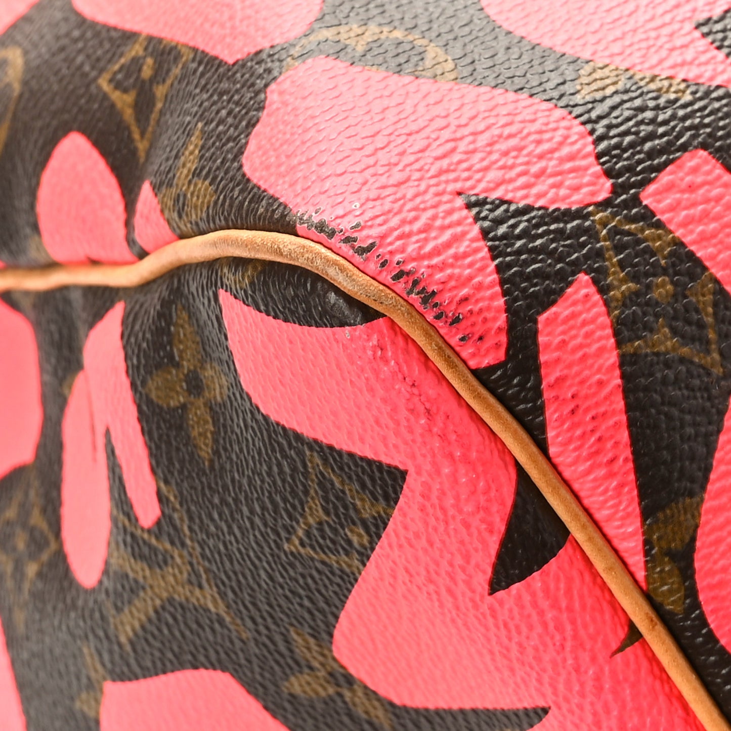 Monogram Graffiti Keepall 50 Fuchsia