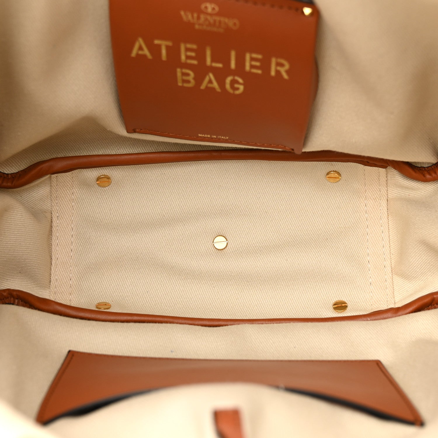 Valentino Garavani Canvas Beaded Embroidered Small Atelier Tote Bag Blue 5 of 11