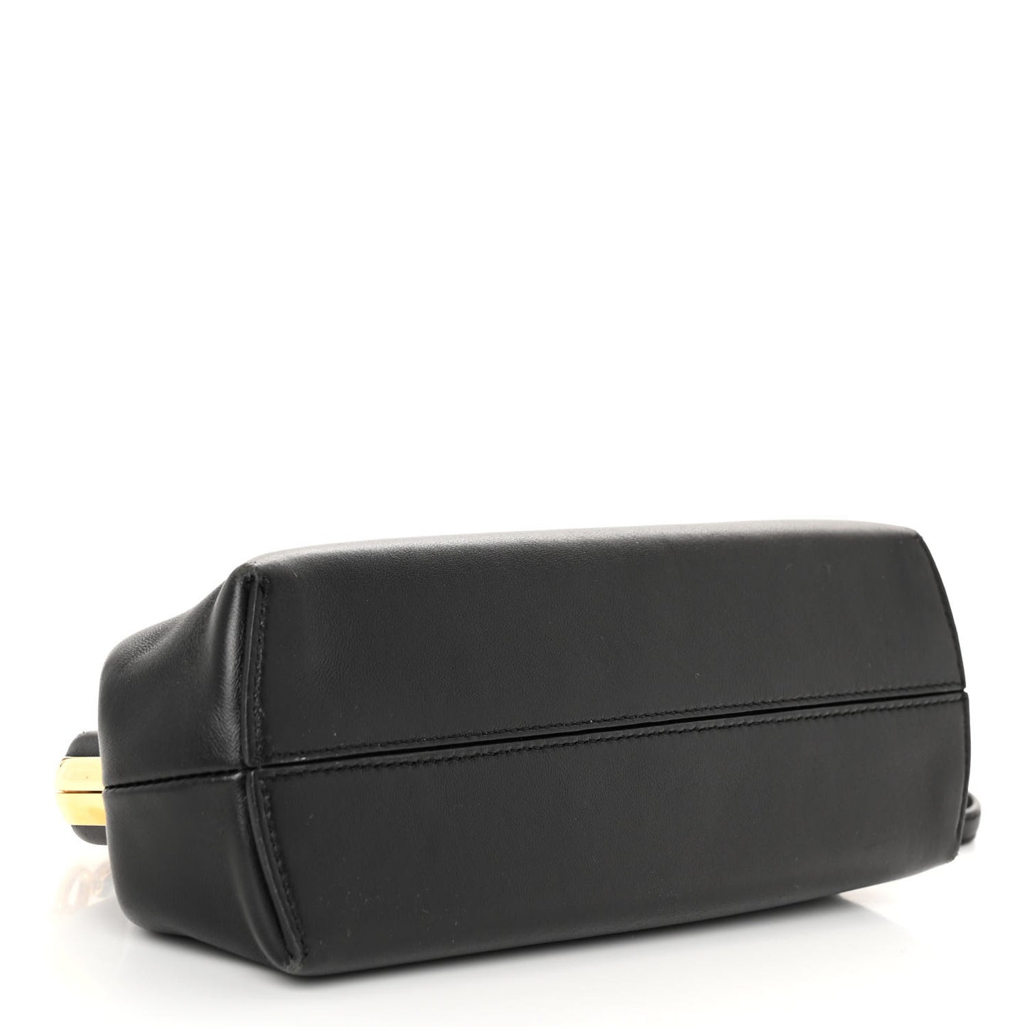 Shiny Nappa Small Fendi First Black
