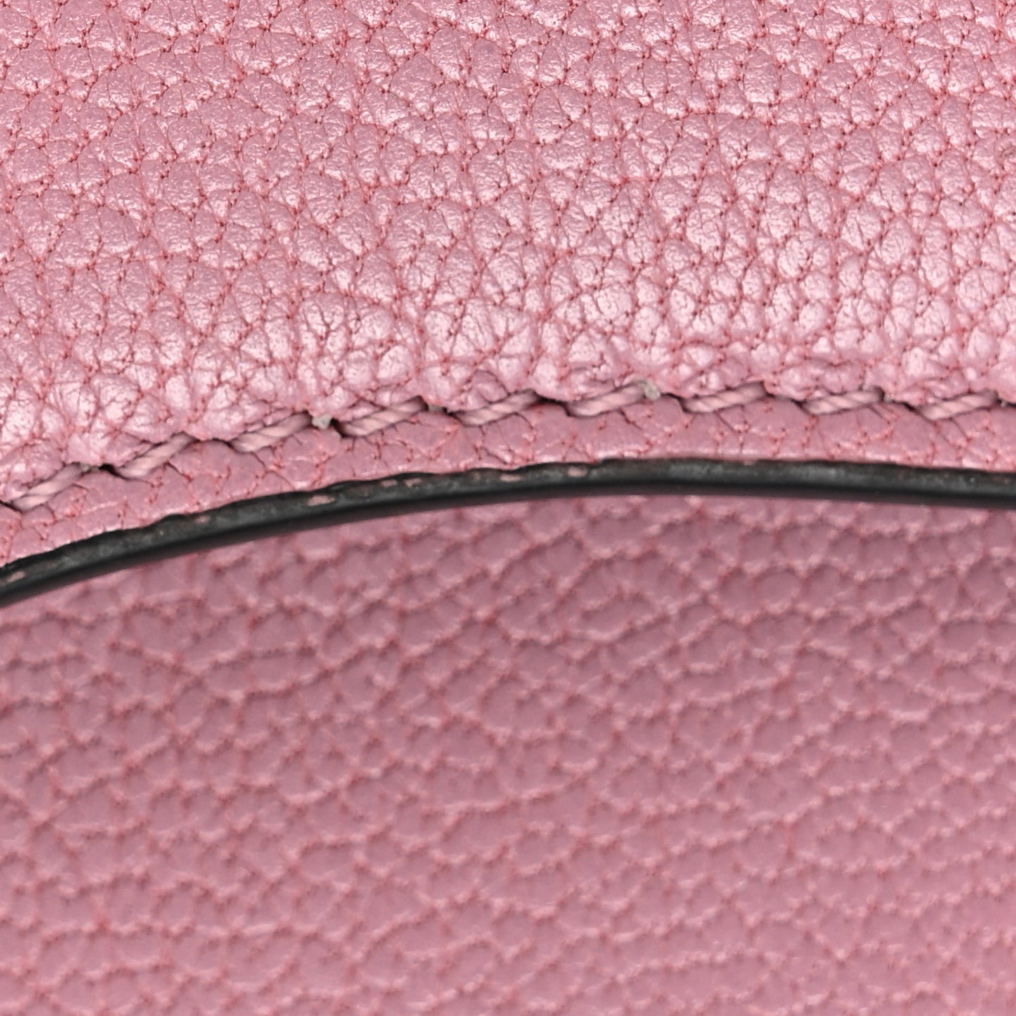 Goatskin Saddle Lotus Wallet Pink