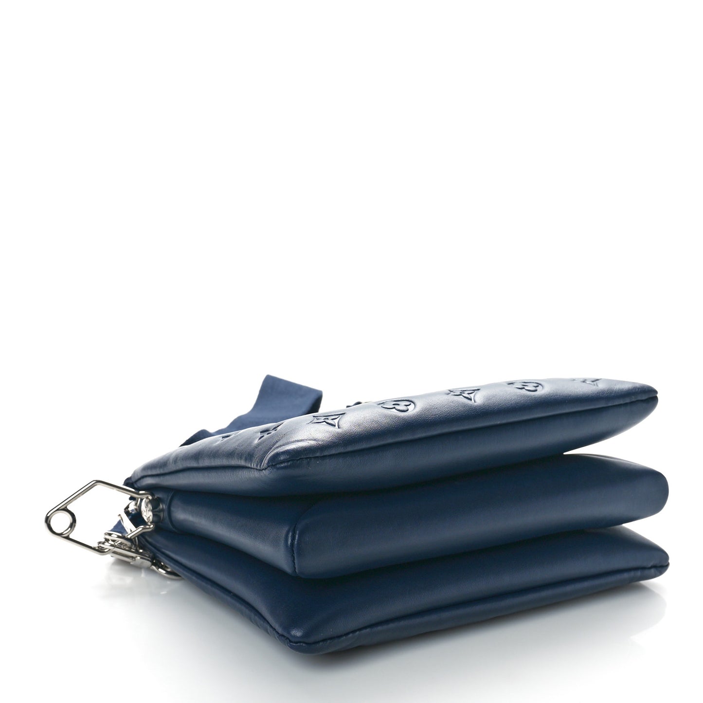 Lambskin Embossed Monogram Coussin PM Storm