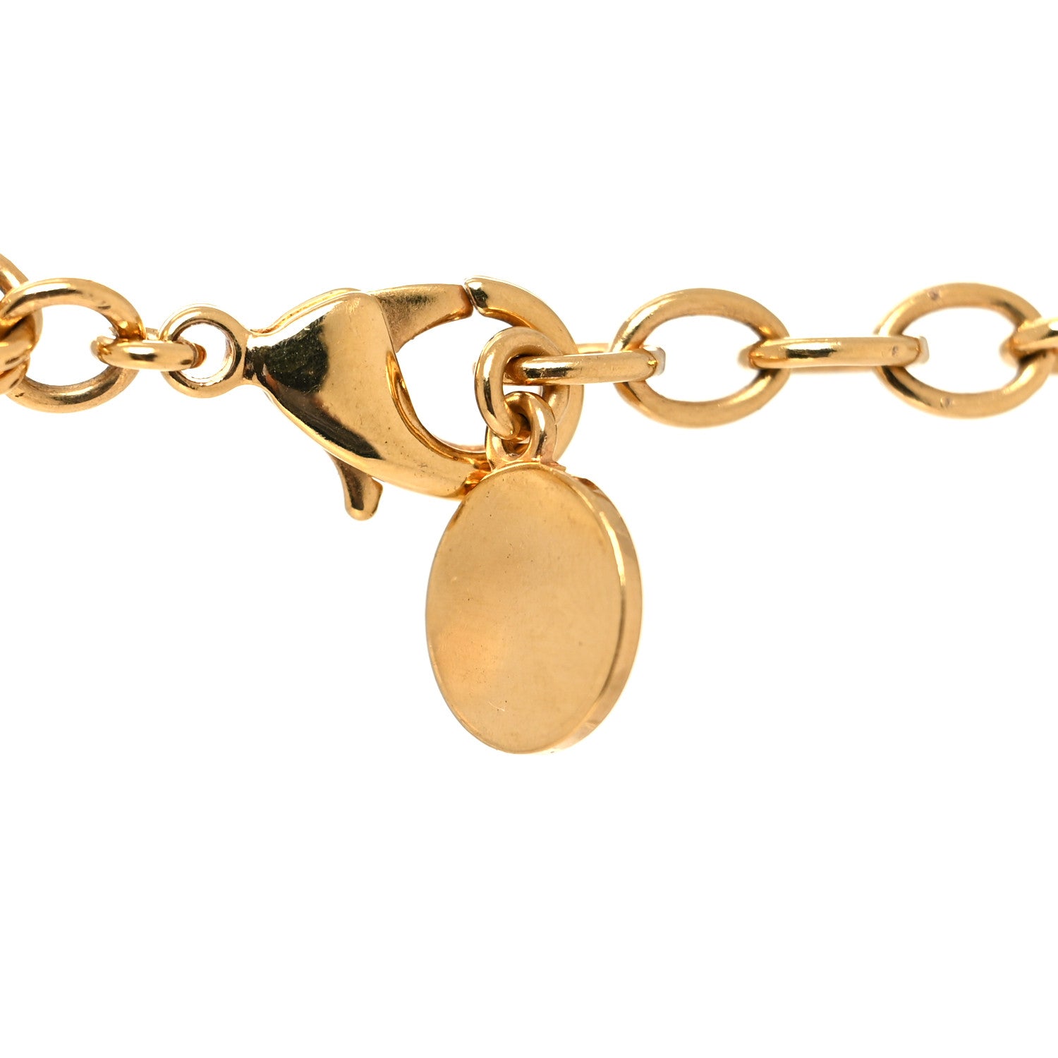 Christian Dior Pearl D Layered Necklace Gold 4 of 5