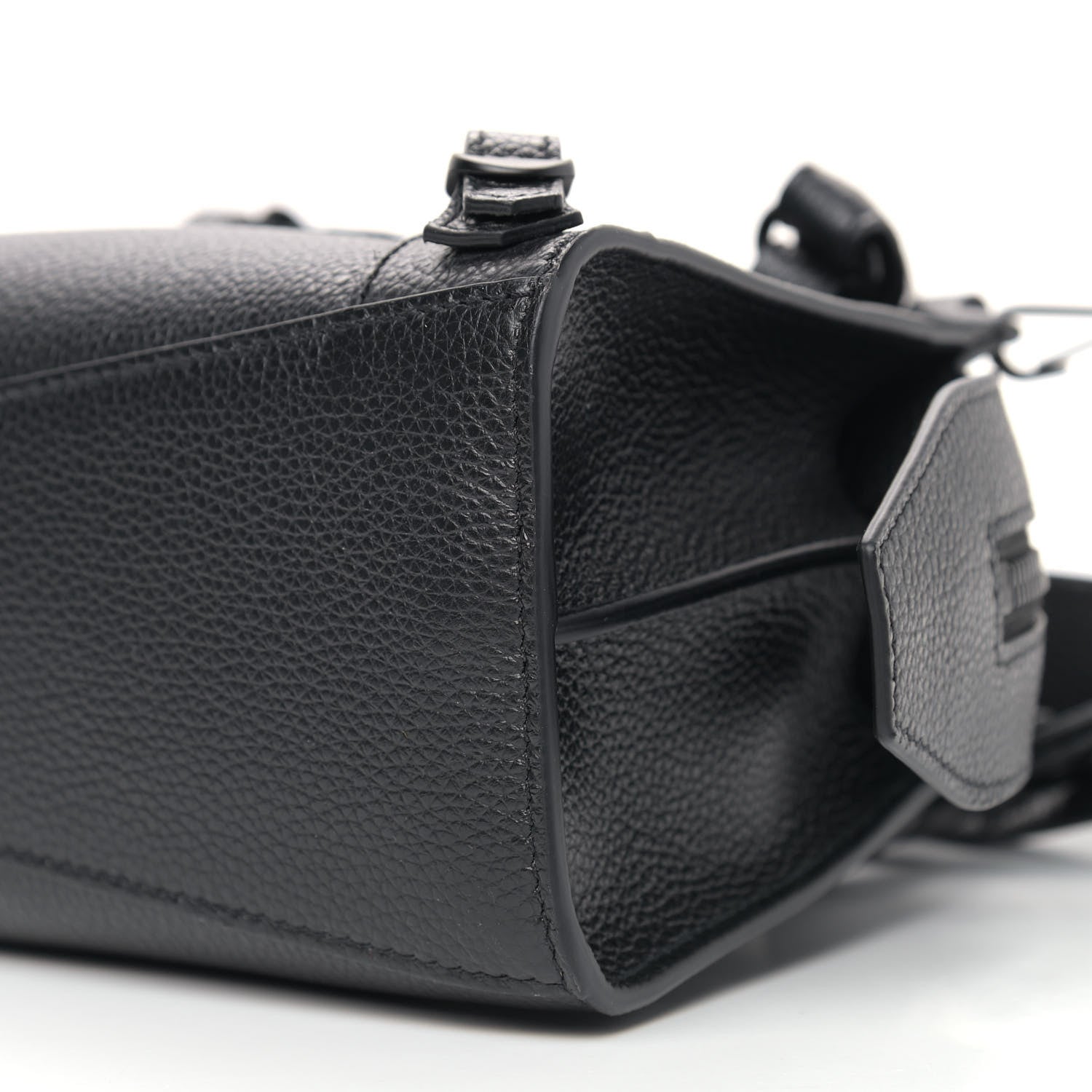 Balenciaga Grained Calfskin Neo Classic Black Hardware Mini City Black 7 of 7
