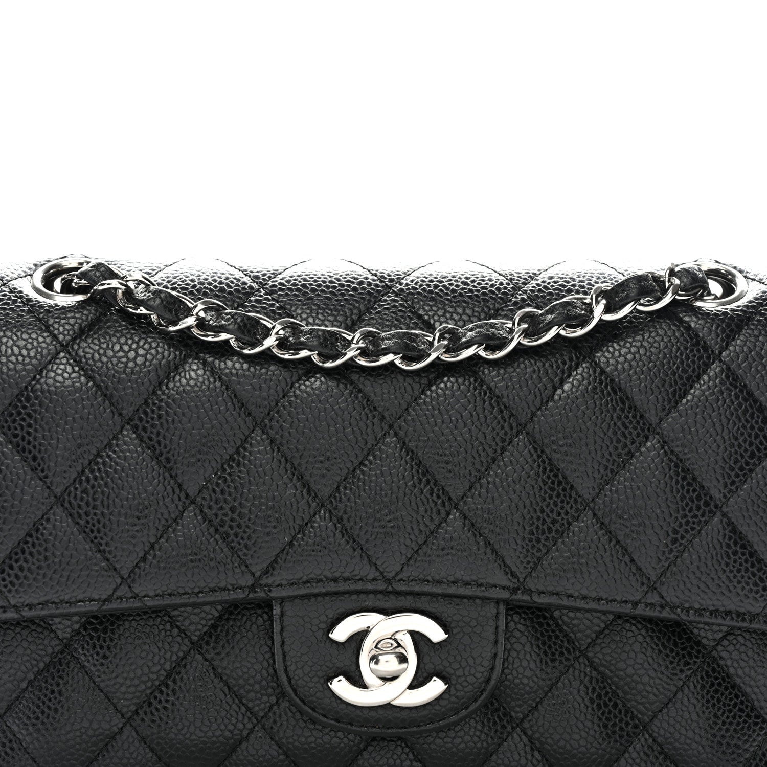 Chanel Caviar Quilted Small Double Flap Black 8 of 11