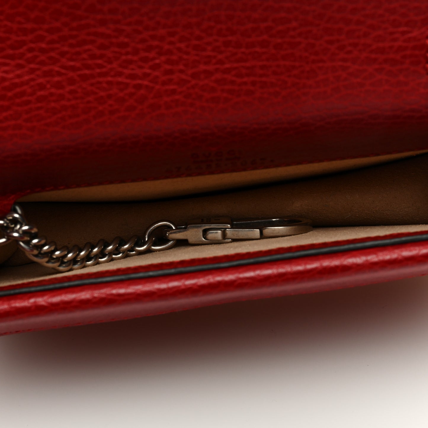 Calfskin Super Mini Dionysus Shoulder Bag Hibiscus Red