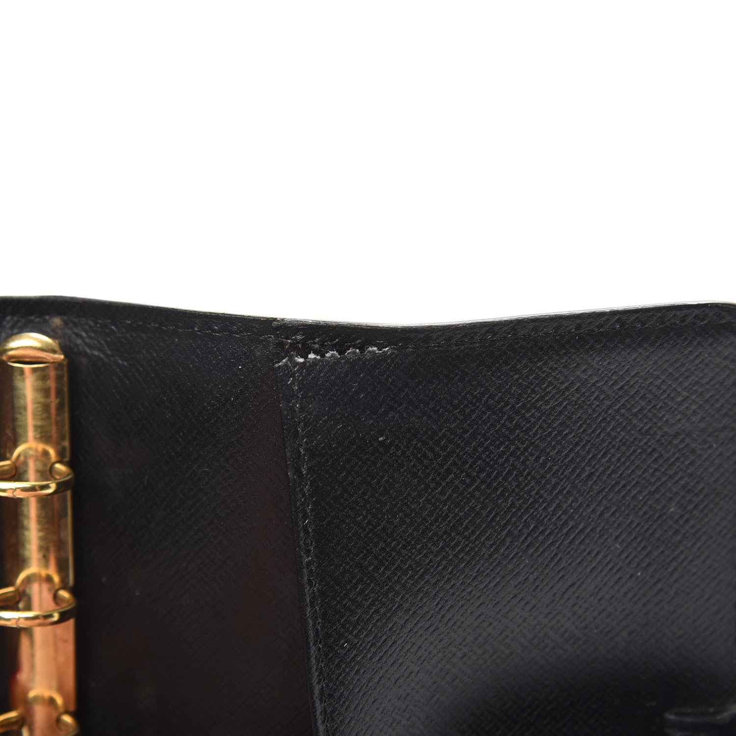 Louis Vuitton Epi Small Ring Agenda Cover Black 9 of 9