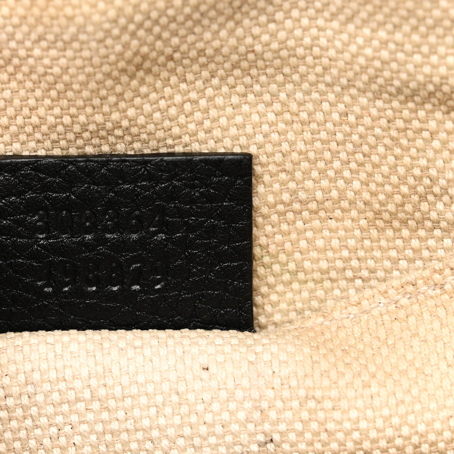 Pebbled Calfskin Small Soho Disco Bag Black