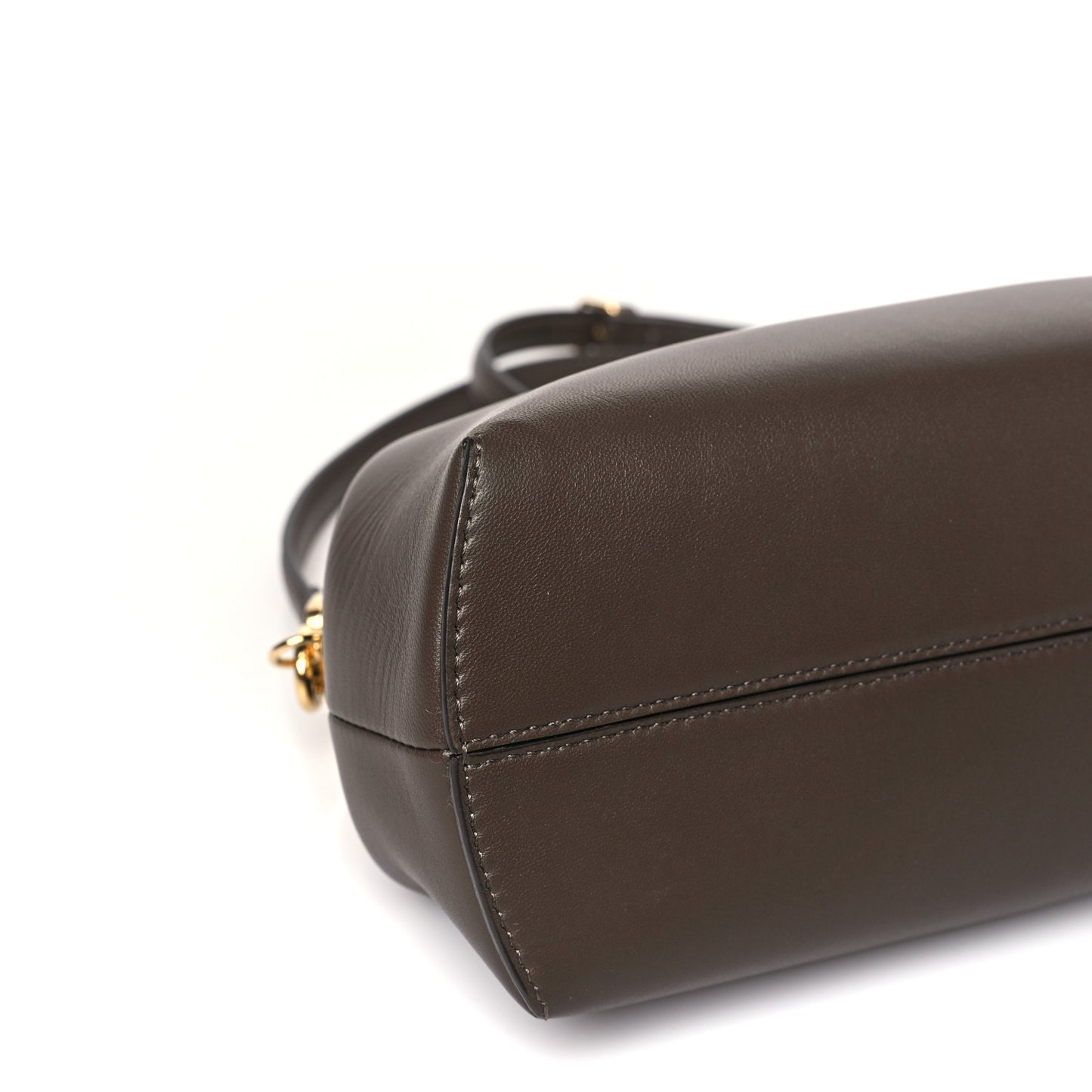 Shiny Nappa Midi Fendi First Dark Coffee
