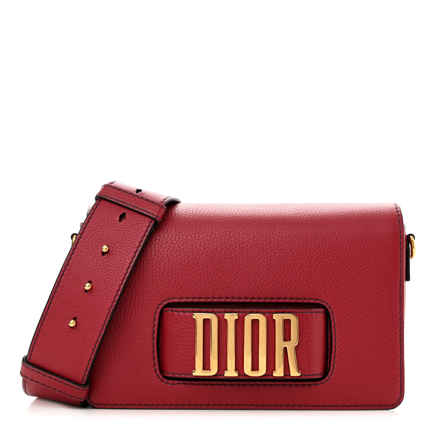 Christian Dior Calfskin Dio(r)evolution Flap Bag Red 1 of 9