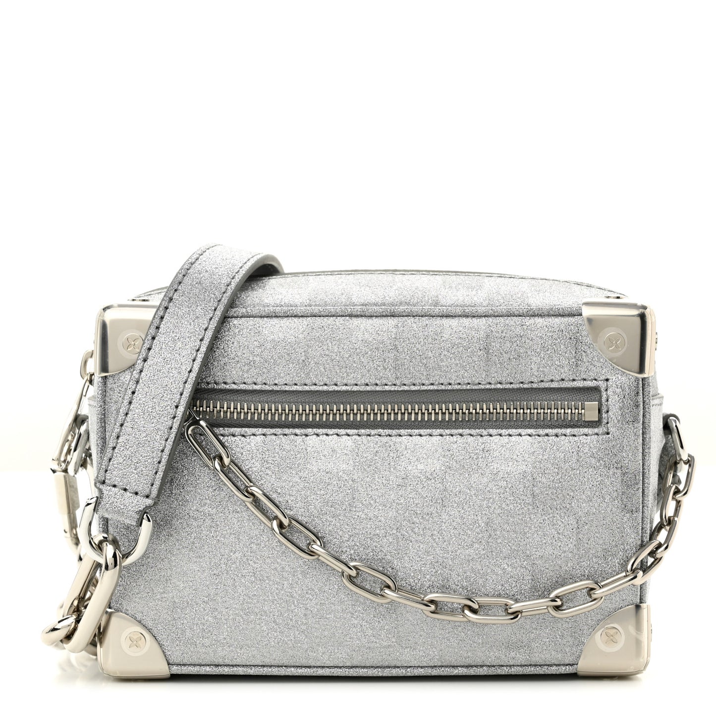 Damier Glitter Mini Soft Trunk Silver