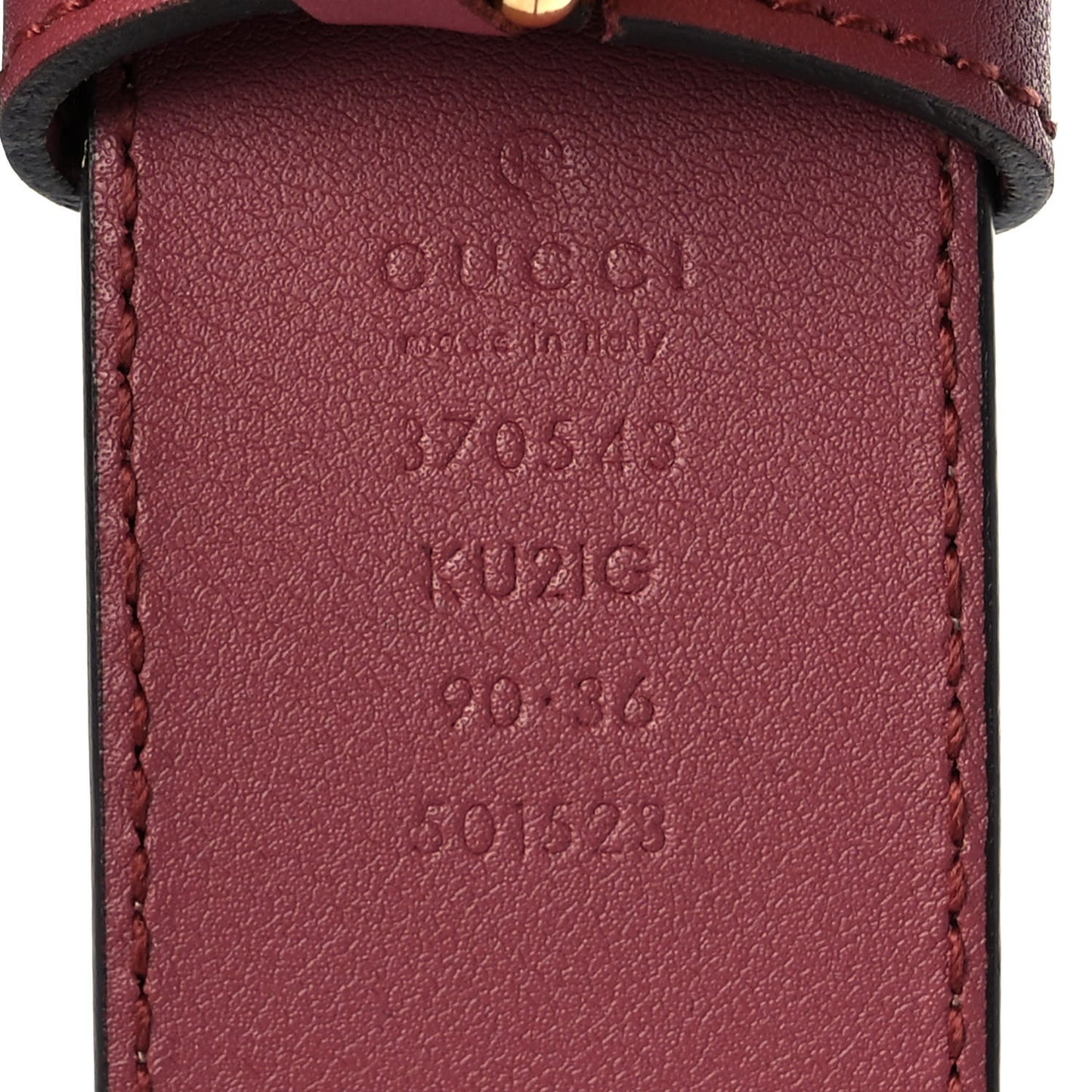 GG Supreme Monogram Blooms Moon Calfskin Interlocking G 37mm Belt 90 36 Beige Ebony Multicolor Dry Rose