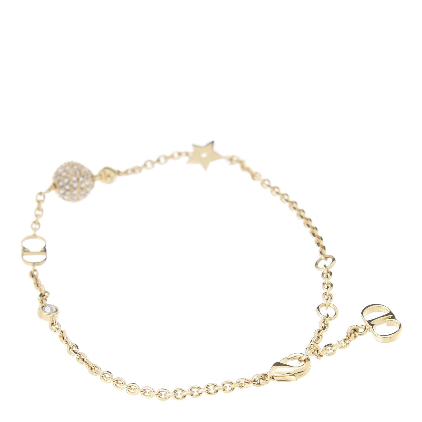 Metal Crystal La Petite Tribale Bracelet Gold