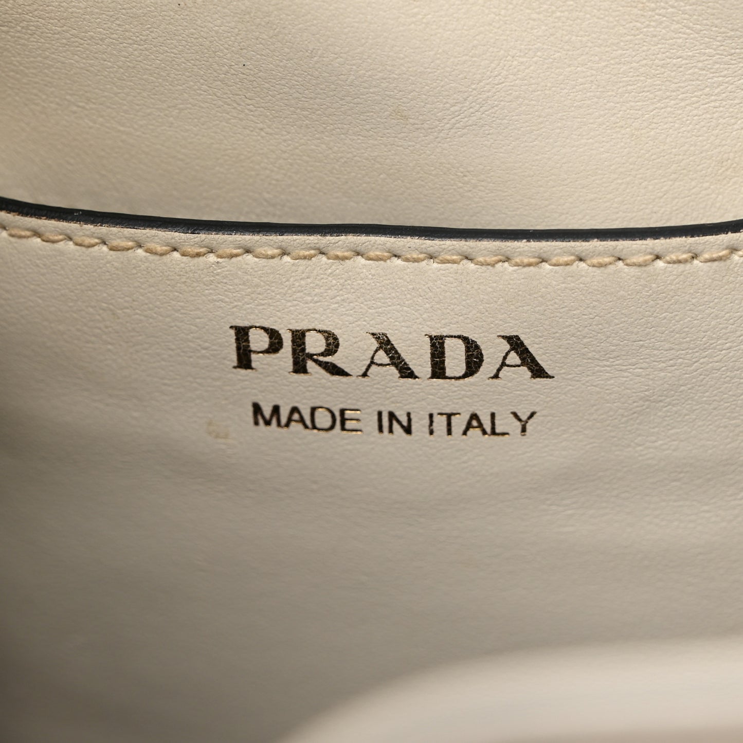 Saffiano Bucket Bag White
