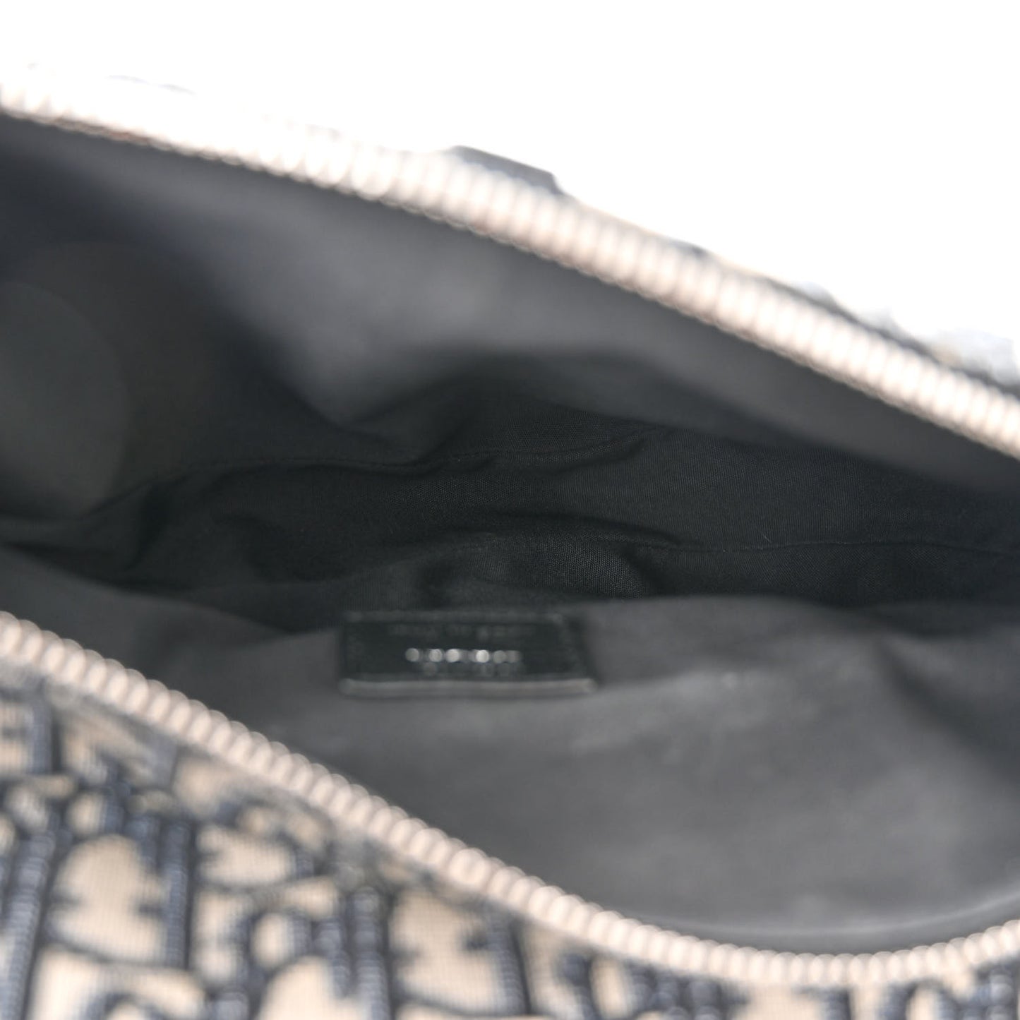 Oblique Mens Saddle Bag Black