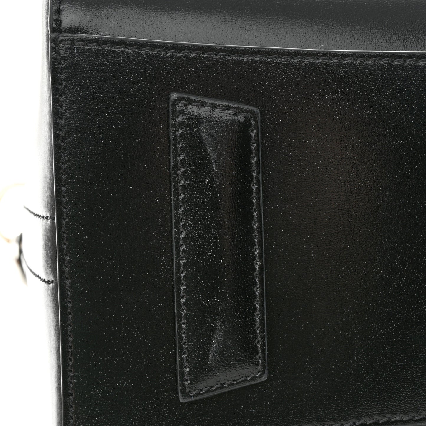 Shiny Lord Calfskin Small Antigona Black