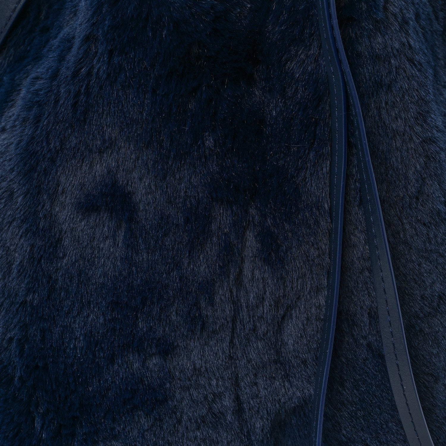 Mansur Gavriel Faux Fur Mini Bucket Bag Blueberry 8 of 12