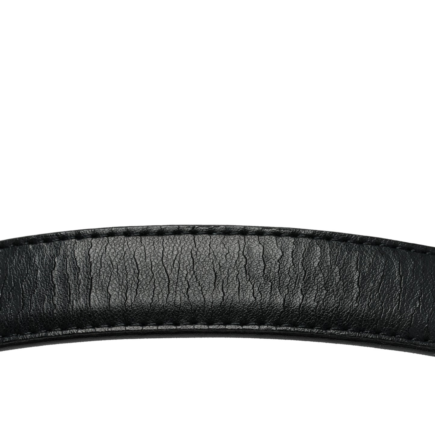 Calfskin Flap Bag Belt 75 30 Black