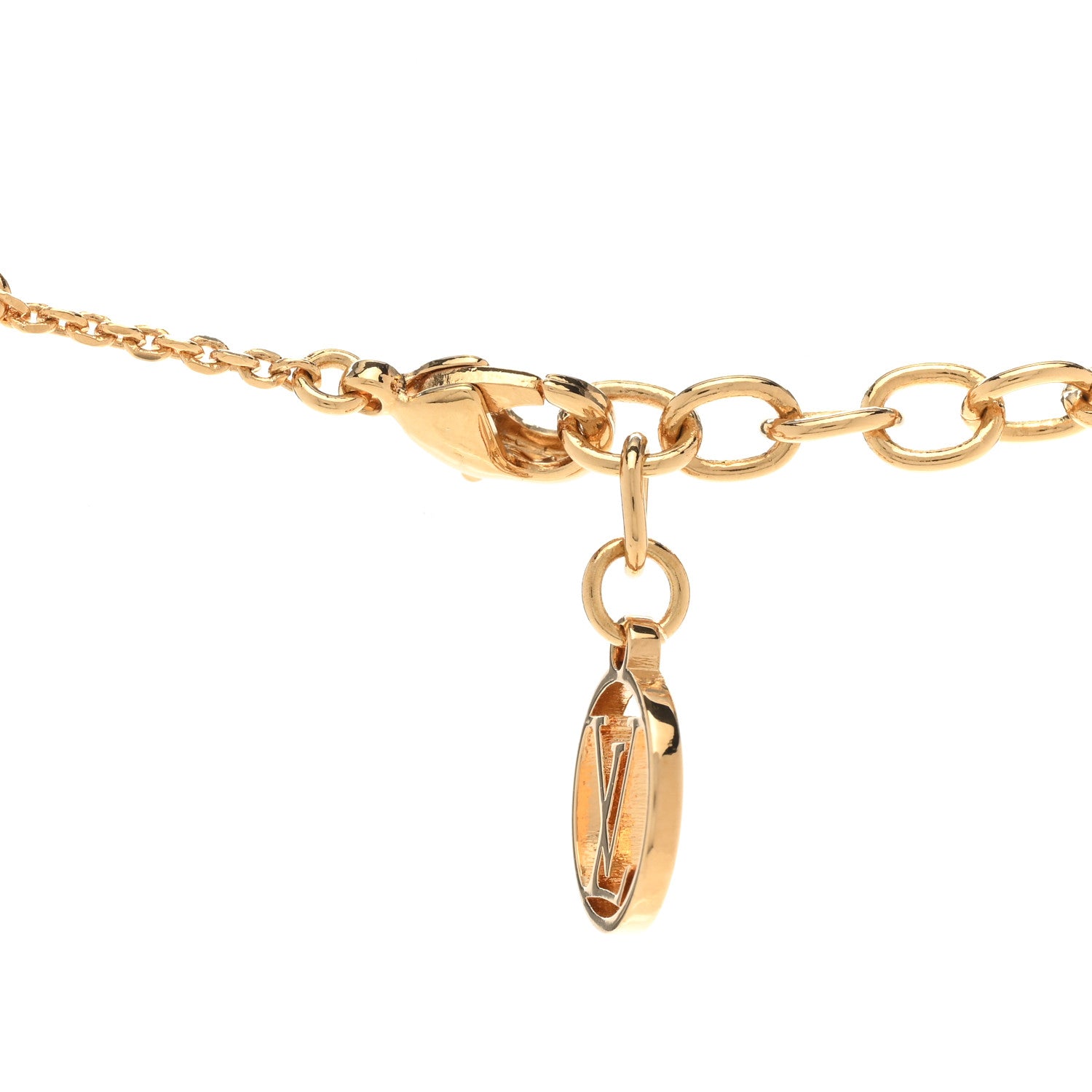 Louis Vuitton LV And Me Letter J Necklace Gold 5 of 8