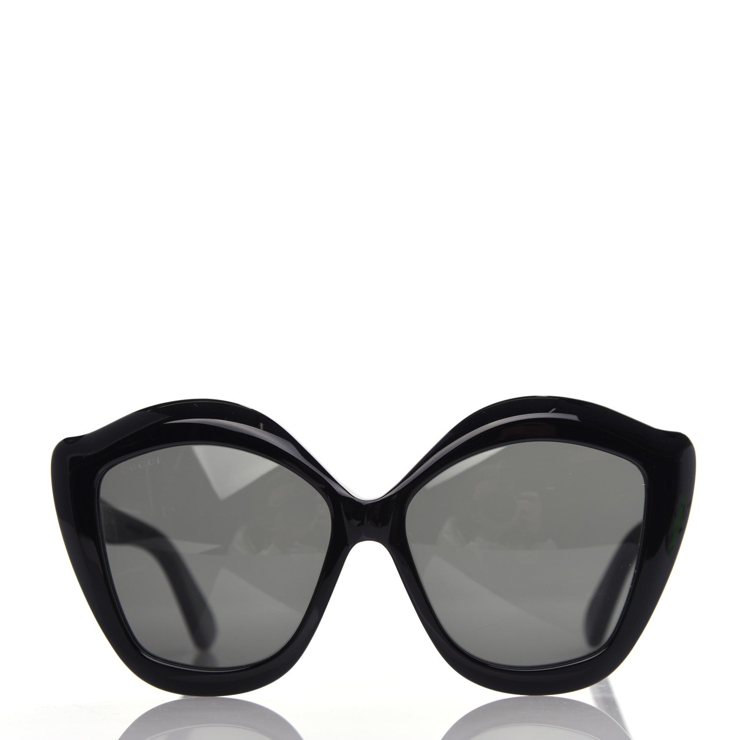 Gucci Acetate Cat Eye GG0117S Sunglasses Black 2 of 7