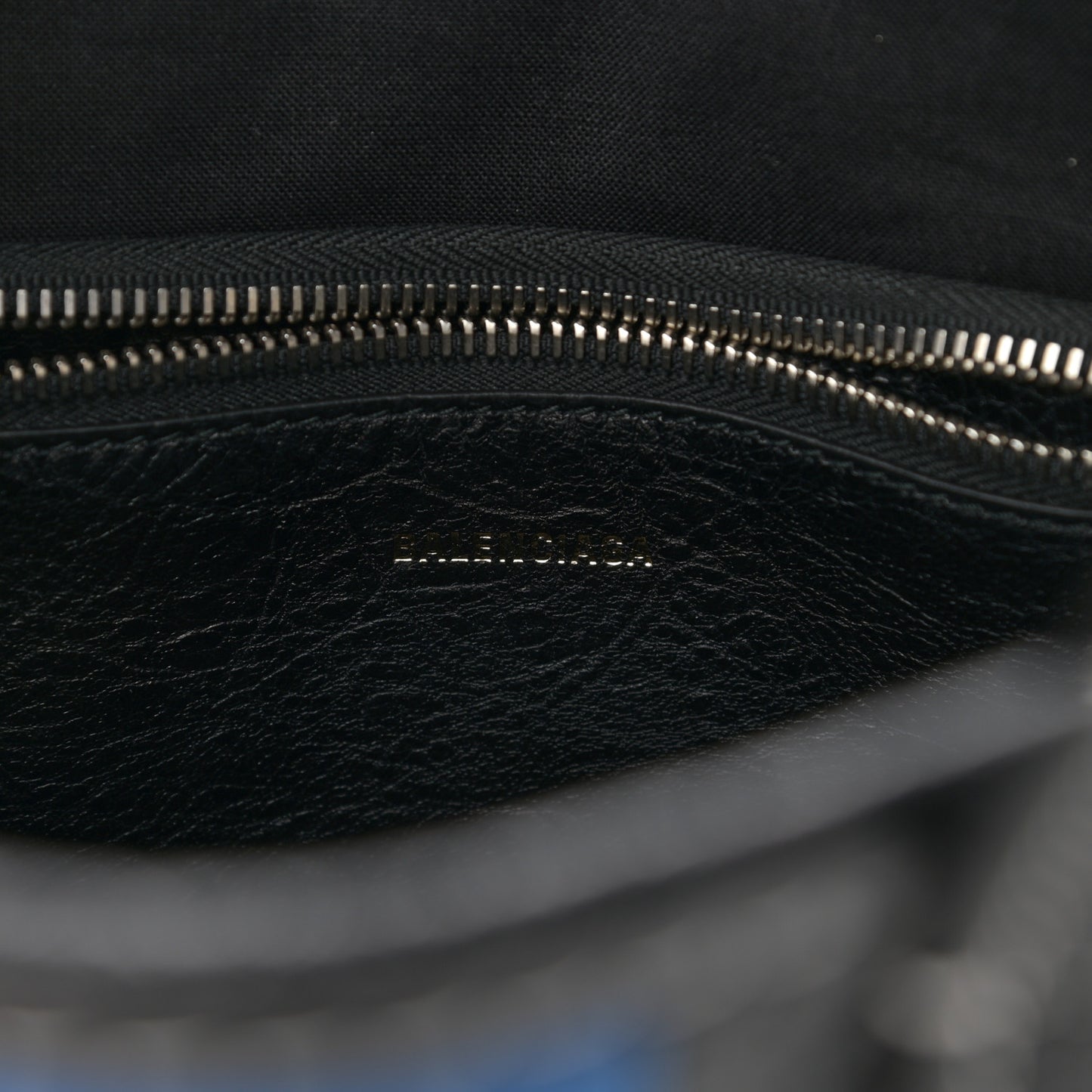 Agneau Arena Multicolore XS Bazar Shopper Tote Bleu White Black