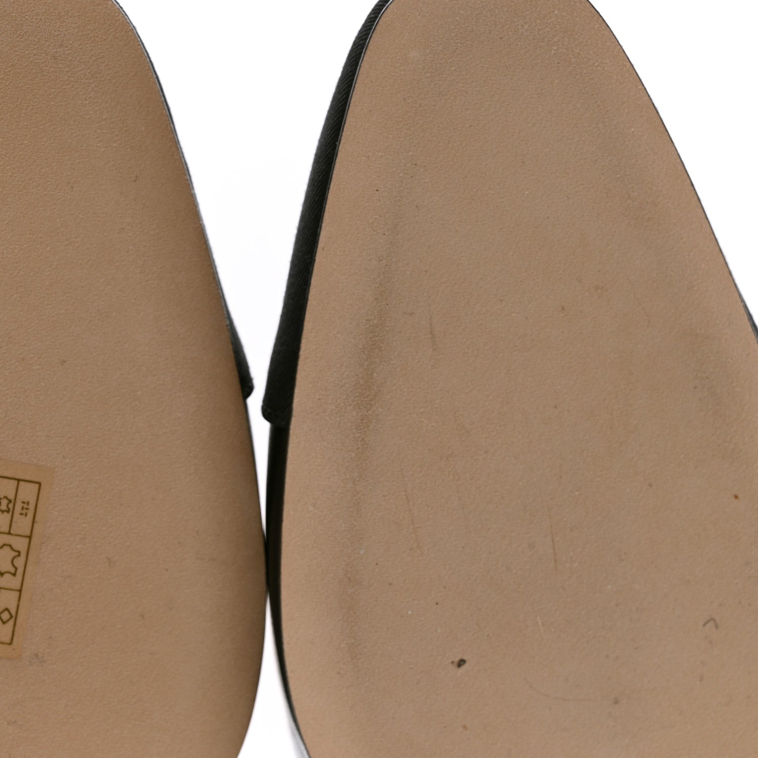 Chanel Goatskin Grosgrain Cap Toe CC Slingback Pumps 37.5 Black 9 of 10