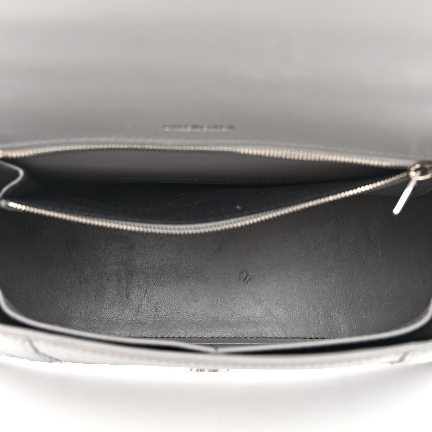 Balenciaga Shiny Calfskin Crocodile Embossed Medium Hourglass Top Handle Bag Balenciaga Grey 5 of 18