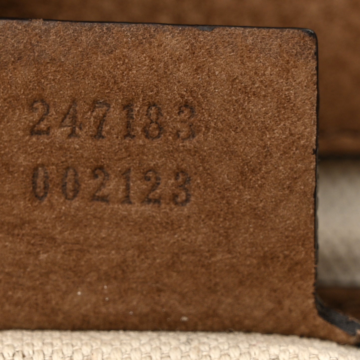 Suede Medium GG Running Tote Brown