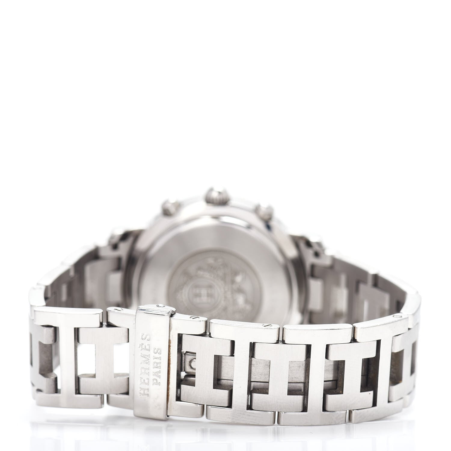 Hermes Stainless Steel 31mm Clipper Chronograph Quartz Watch 3 of 4