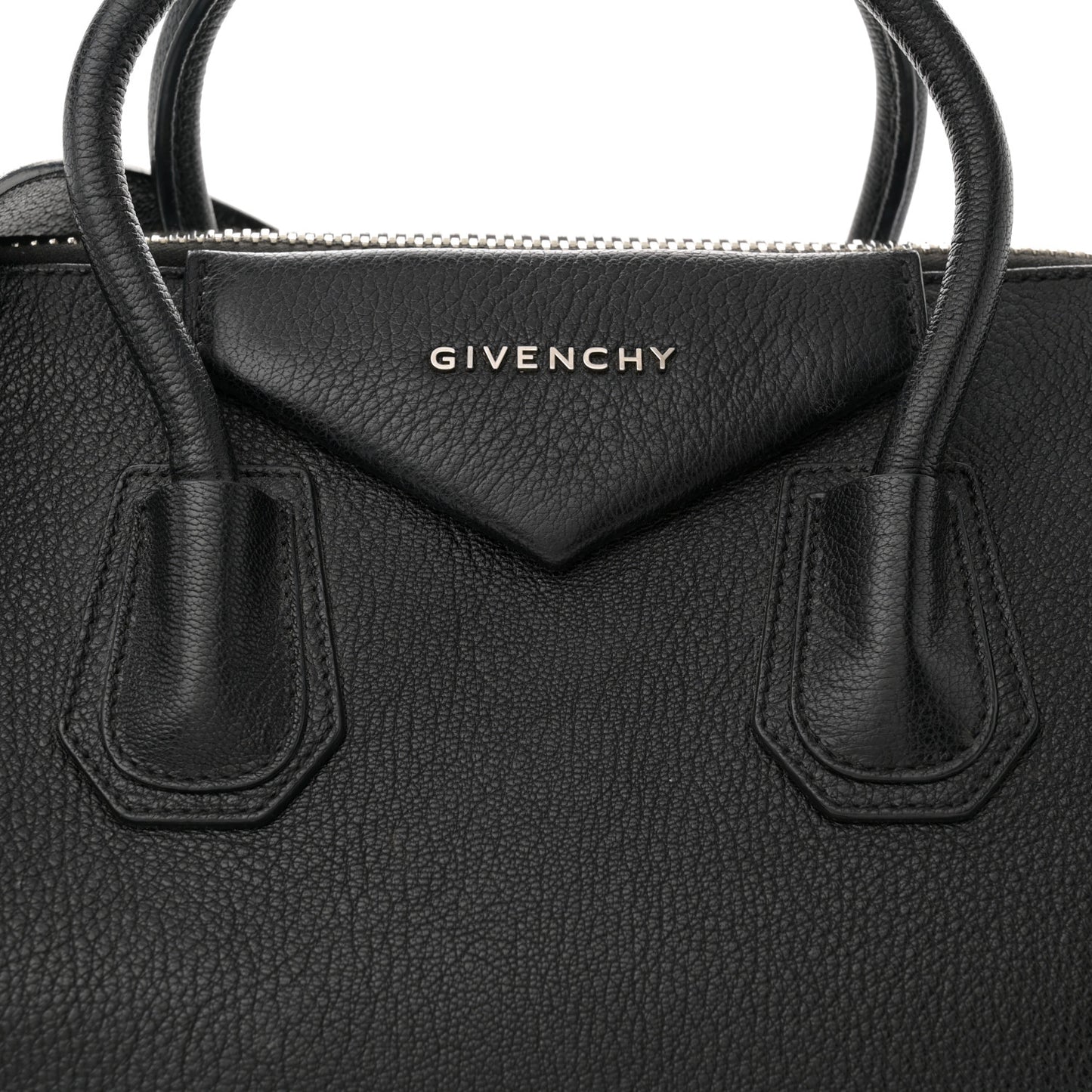 Sugar Goatskin Medium Antigona Black