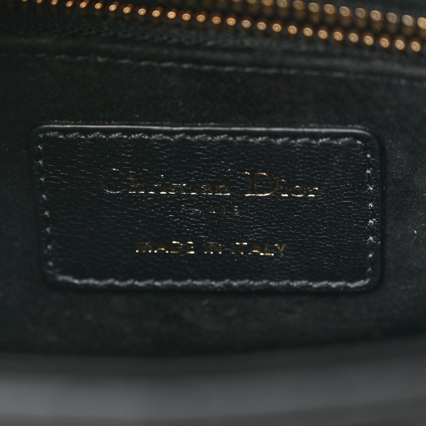 Lambskin Cannage Mini Lady Dior Black