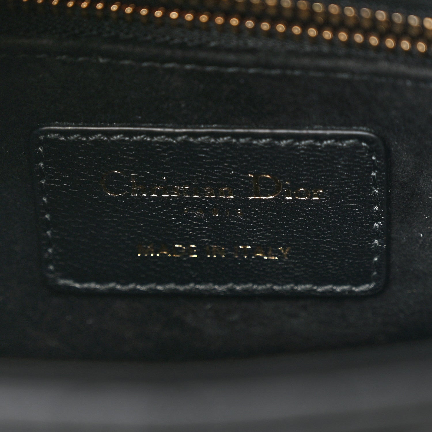 Christian Dior Lambskin Cannage Mini Lady Dior Black 6 of 11