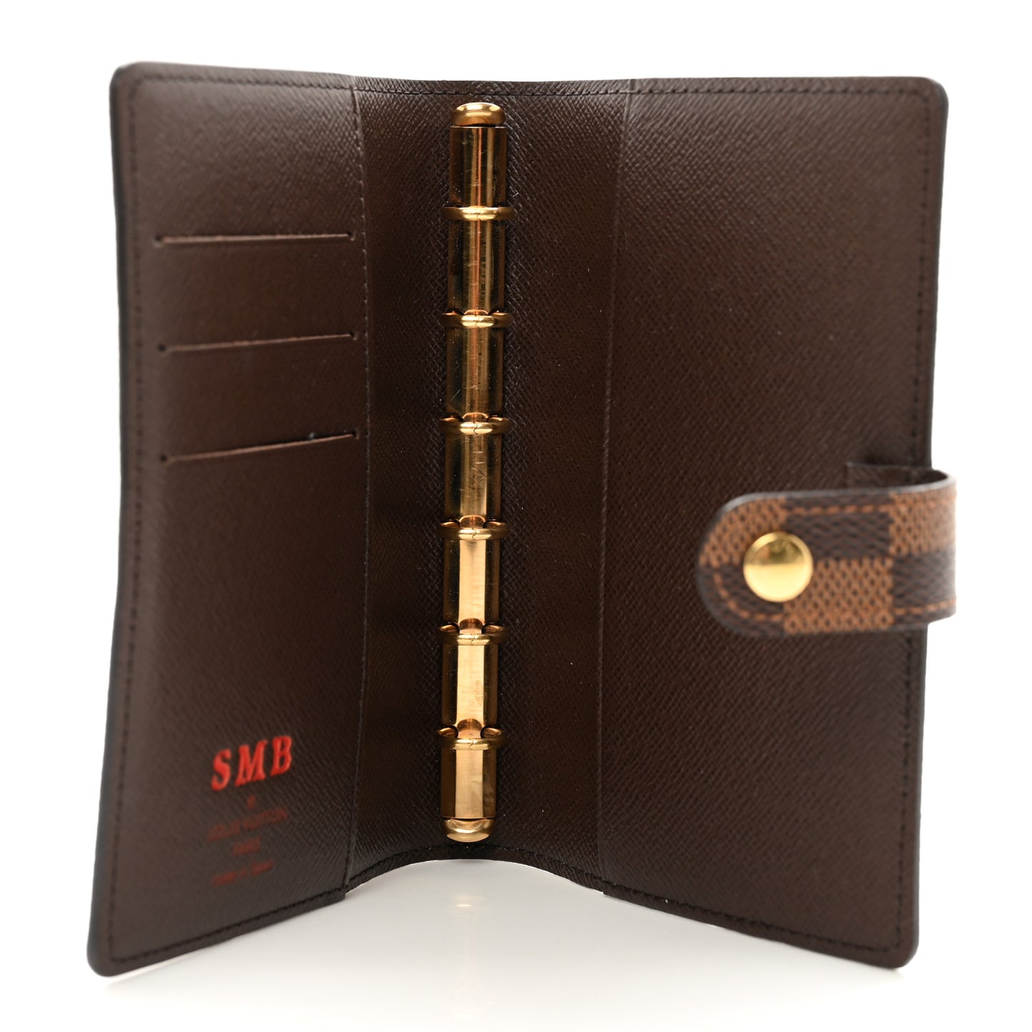 Damier Ebene Small Ring Agenda Cover