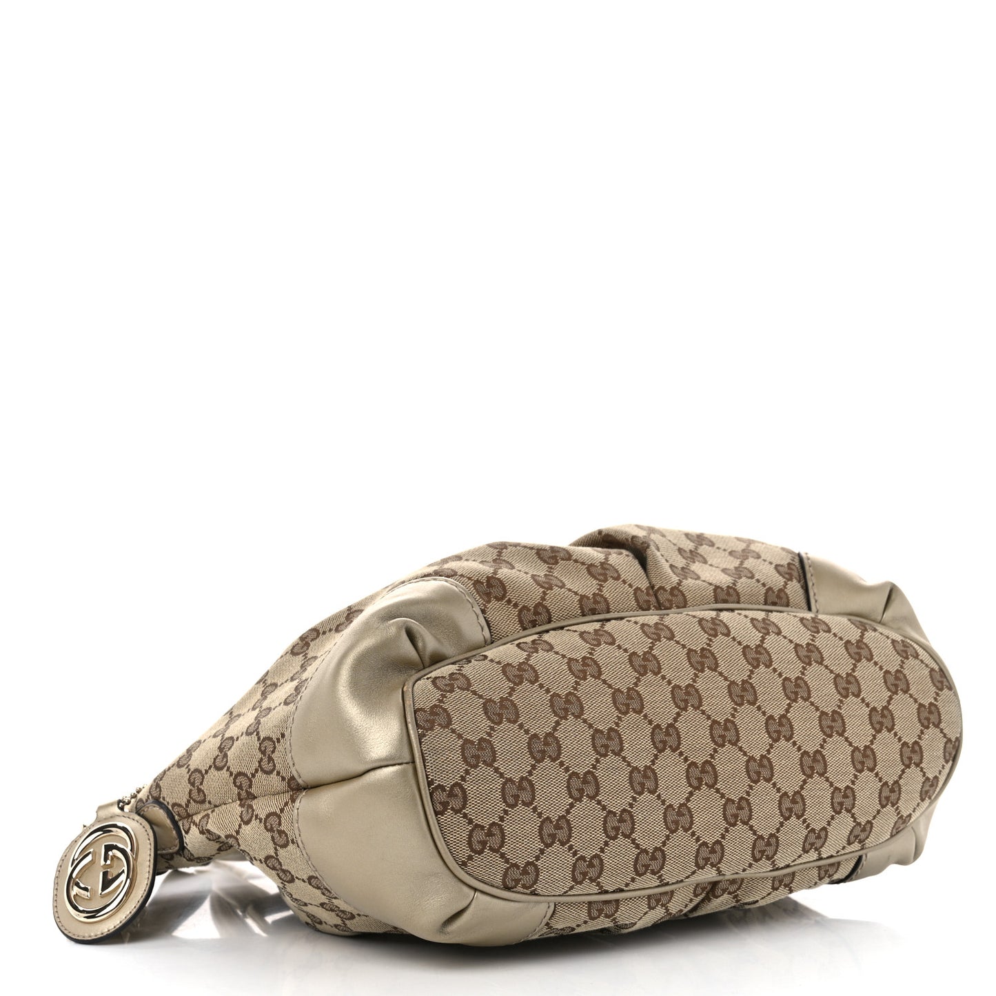 Monogram Medium Sukey Top Handle Bag Golden Beige