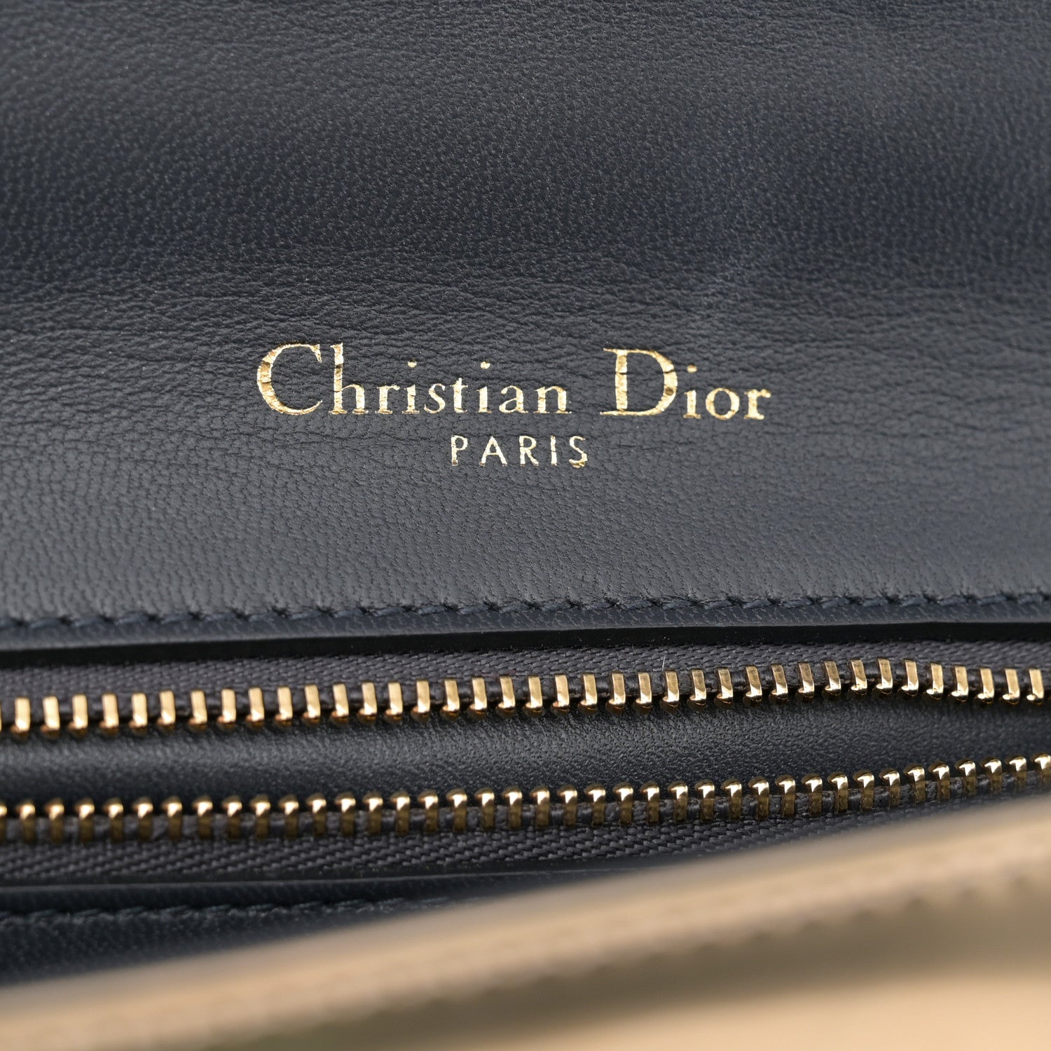 Christian Dior Metallic Calfskin Beaded Small Diorama Flap Bag Gold 6 of 13