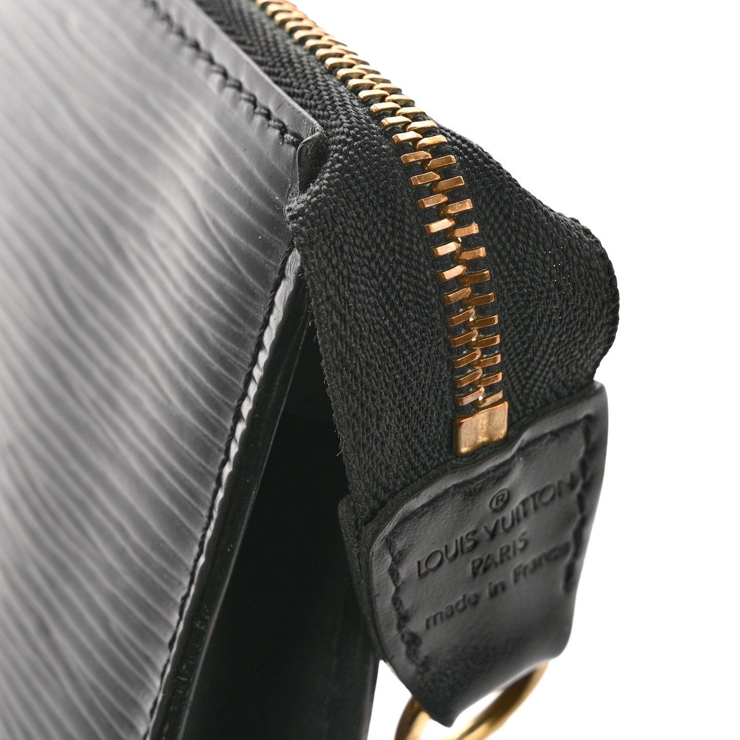 Louis Vuitton Epi Pochette Accessories 24 Black 9 of 10