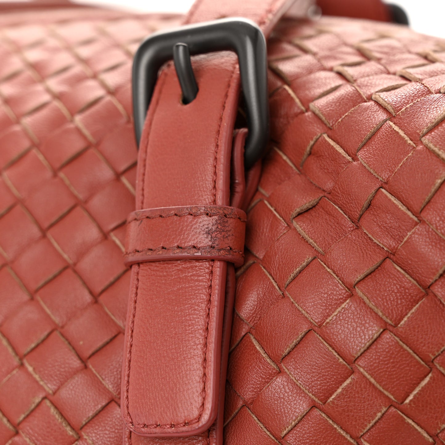 Nappa Intrecciato Montaigne Rings Satchel Pompei