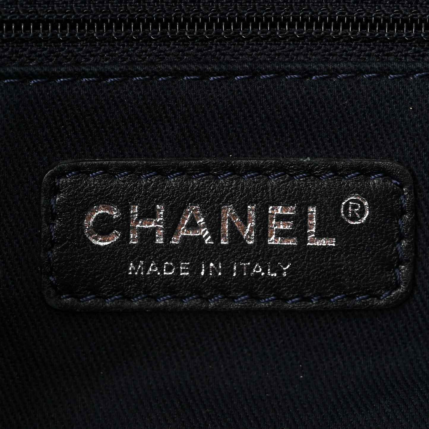Denim Small Deauville Tote Dark Blue