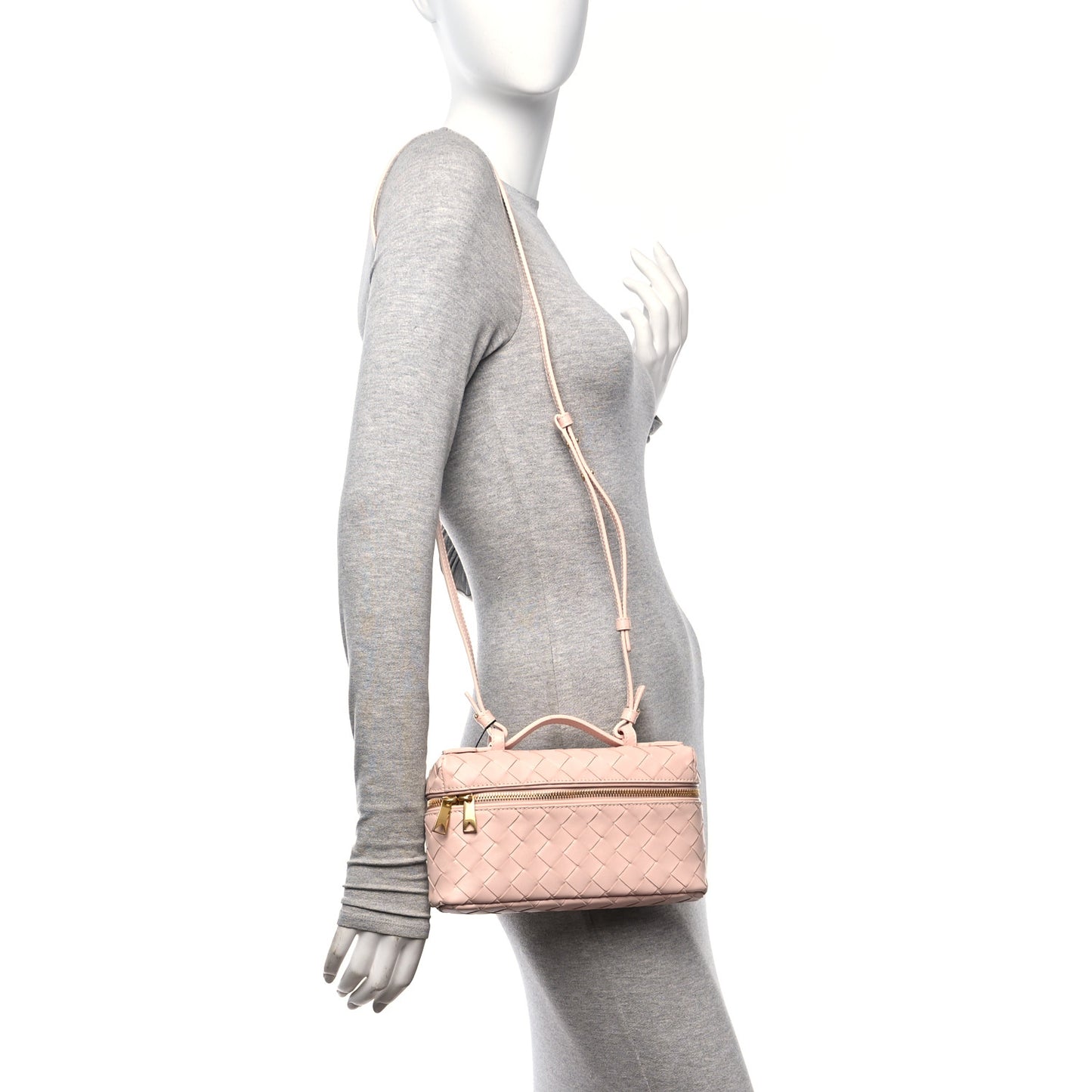 Calfskin Intrecciato Bang Bang Vanity Case Cameo