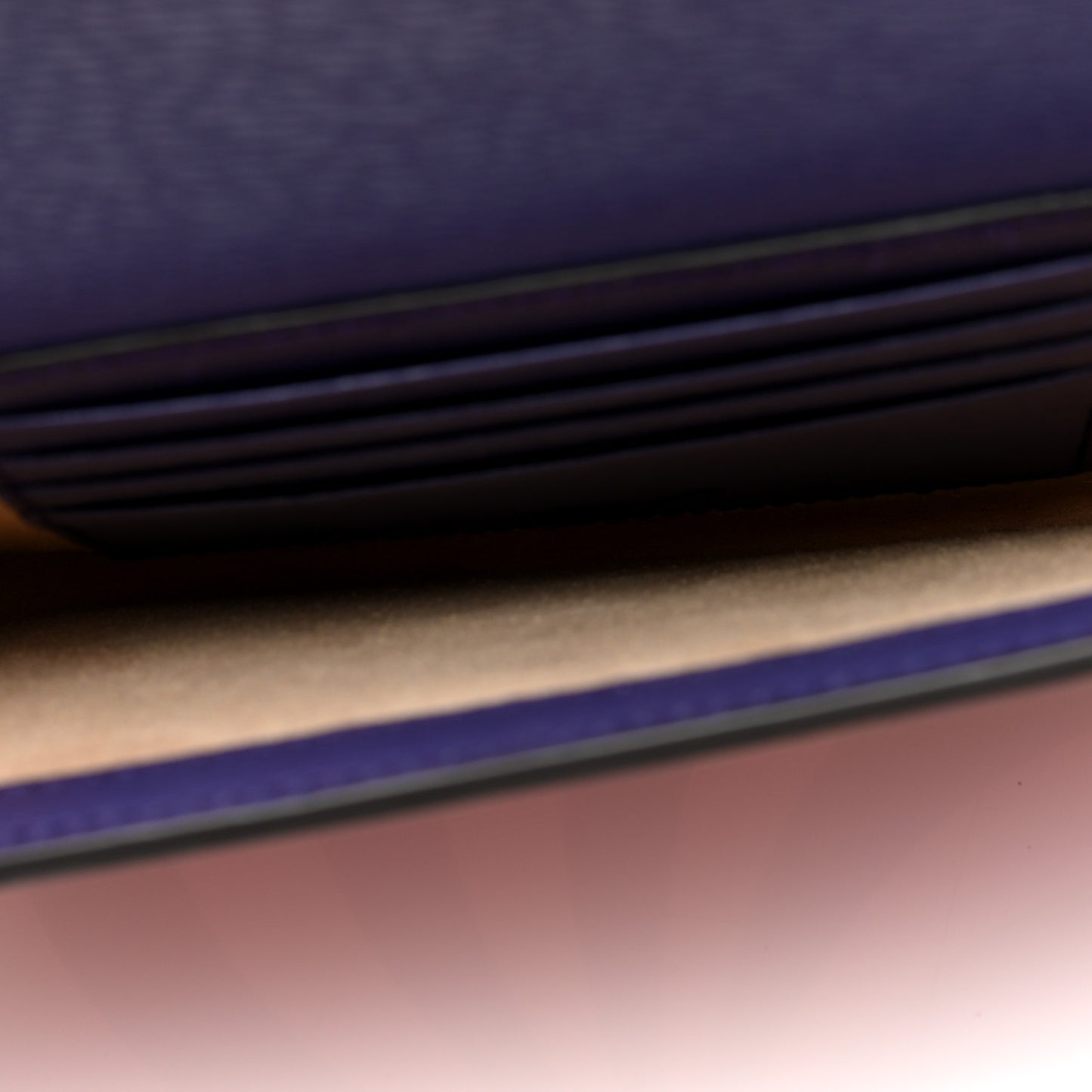 Textured Dollar Calfskin Enamel Double G Strawberry Wallet On Chain Pink Blue