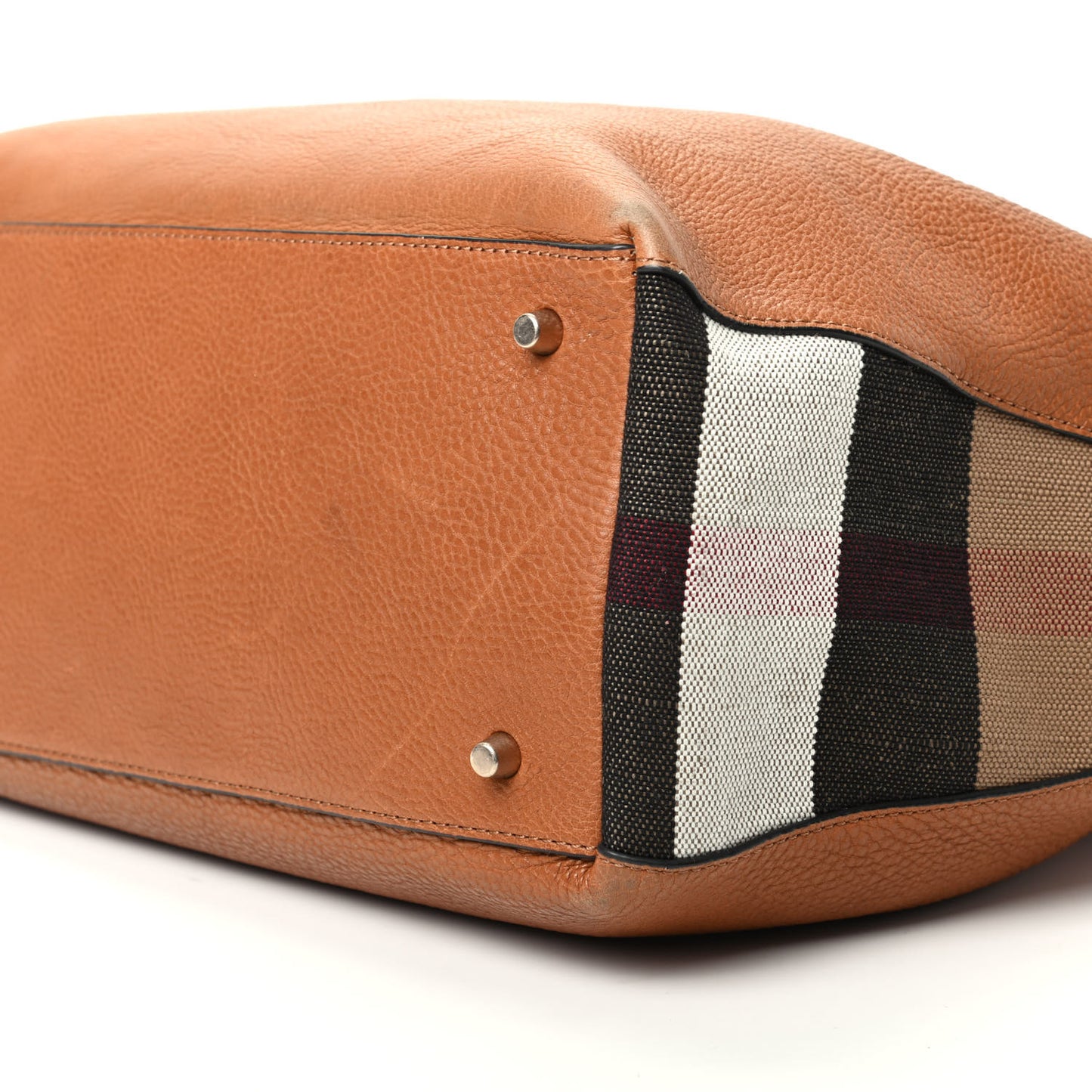 Brit Calfskin House Check Medium Maidstone Saddle Brown