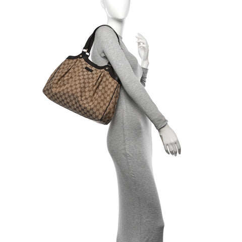 Monogram Shoulder Bag Dark Brown