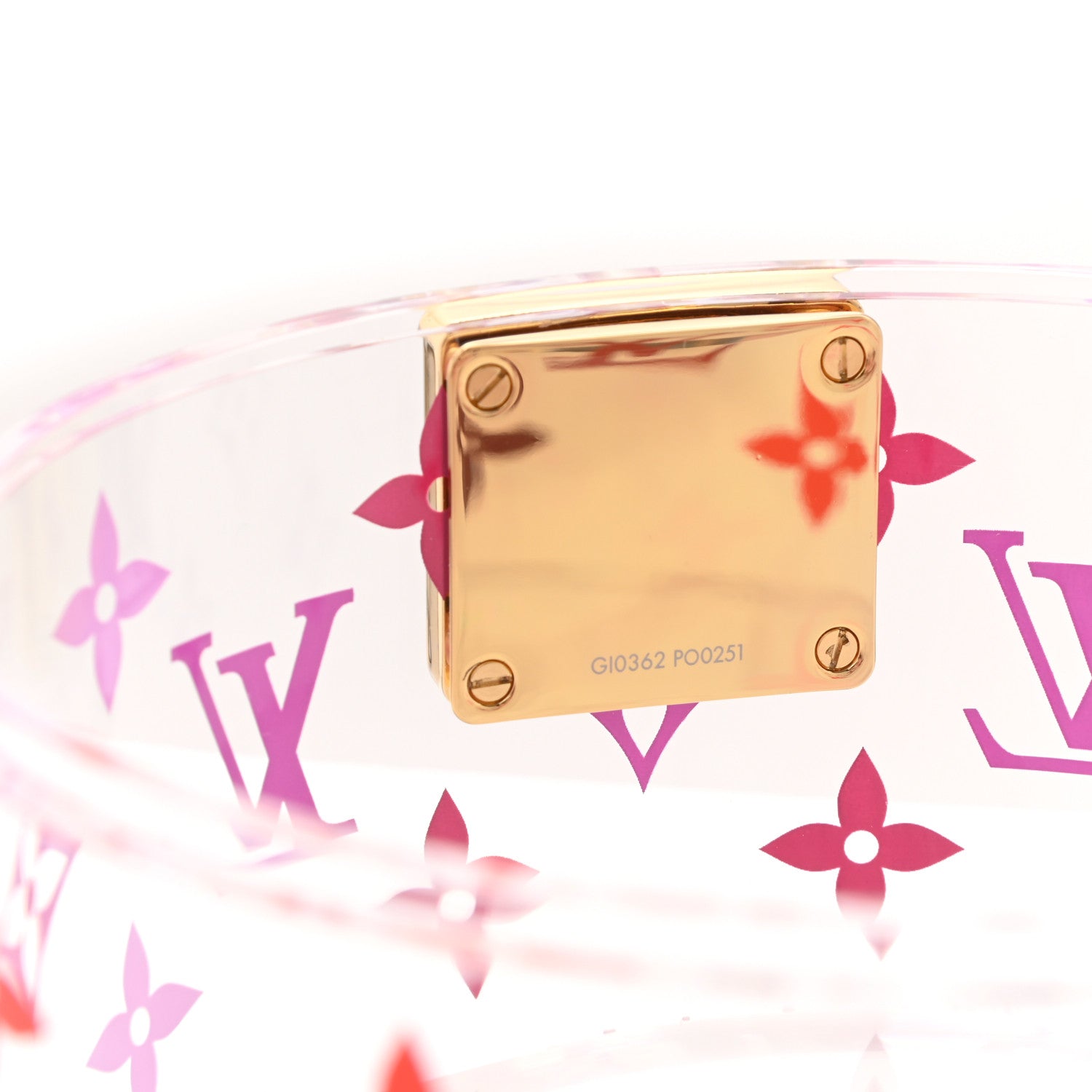 Louis Vuitton Transparent Plexiglass Box Scott Rose Ballerine 6 of 7