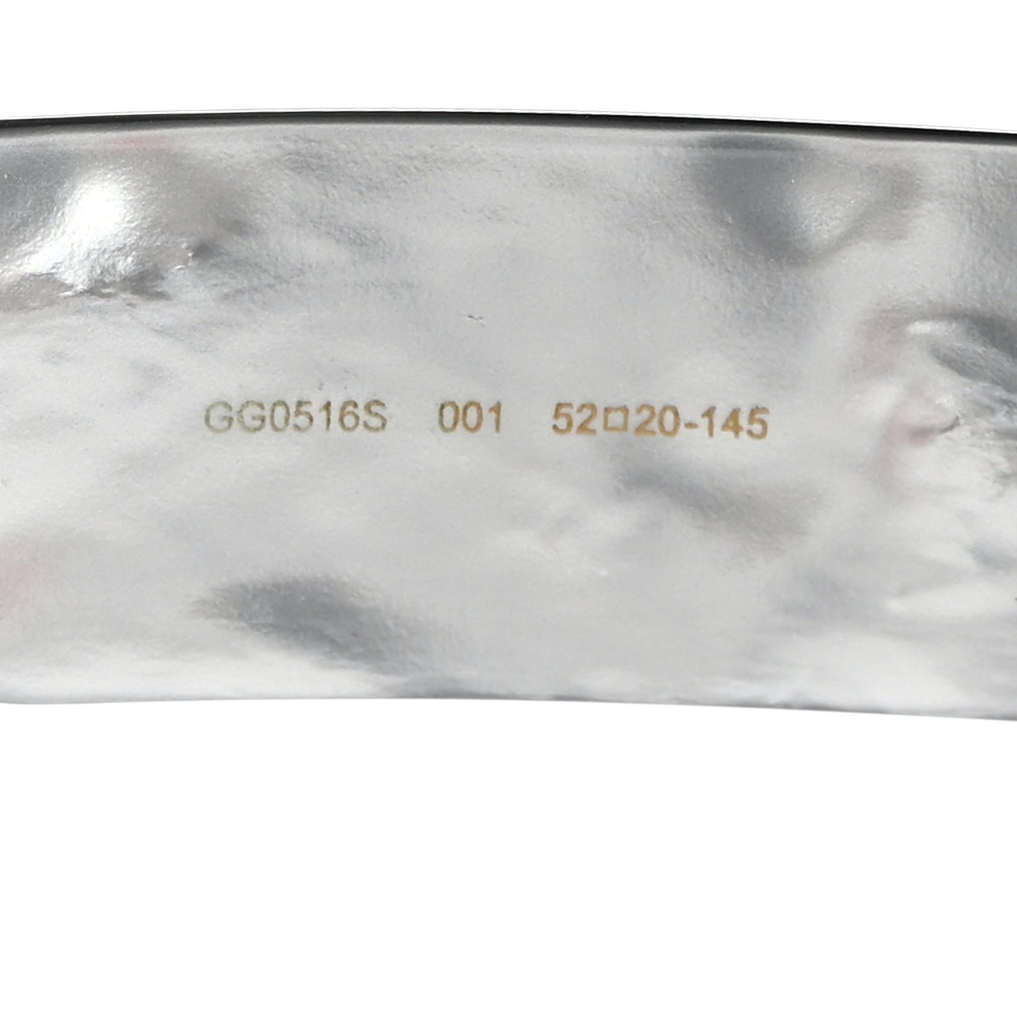 Acetate Rectangular Sunglasses GG0516S Black