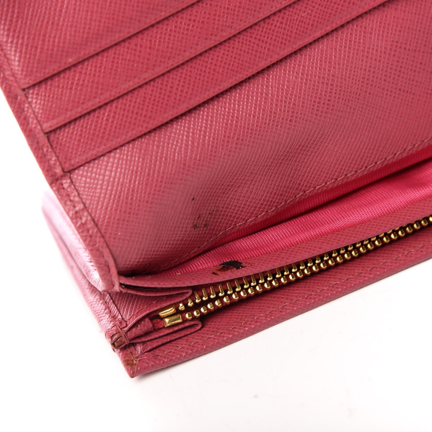 Saffiano Fiocco Bow Continental Wallet Peonia