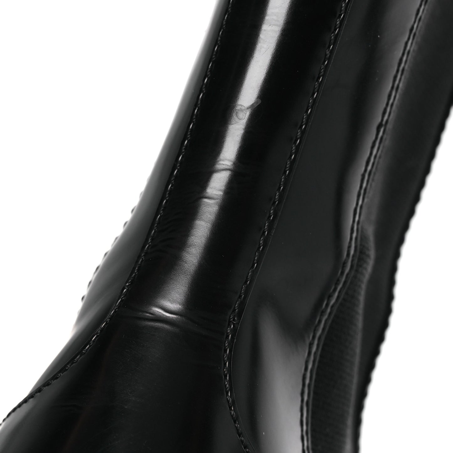 Calfskin Record Chelsea Boots 37 Black