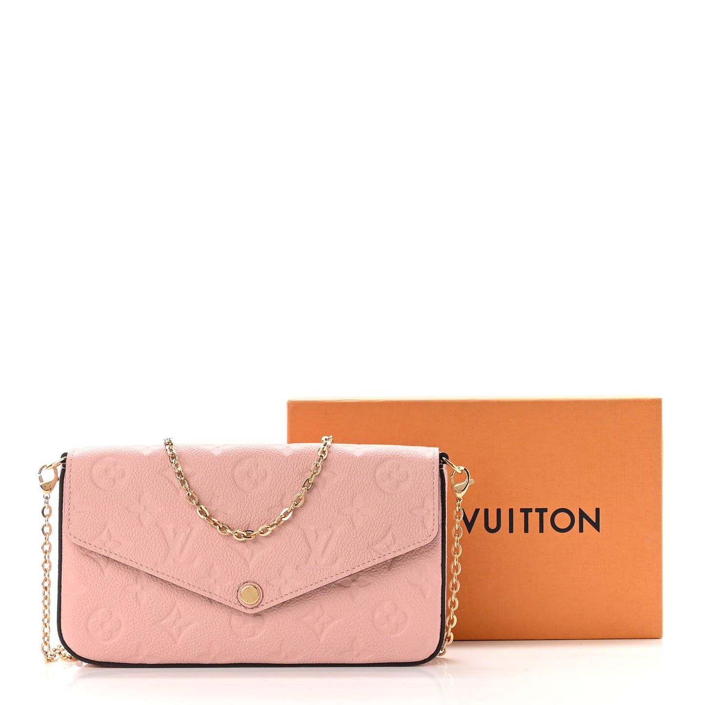 Empreinte Pochette Felicie Chain Wallet Rose Poudre