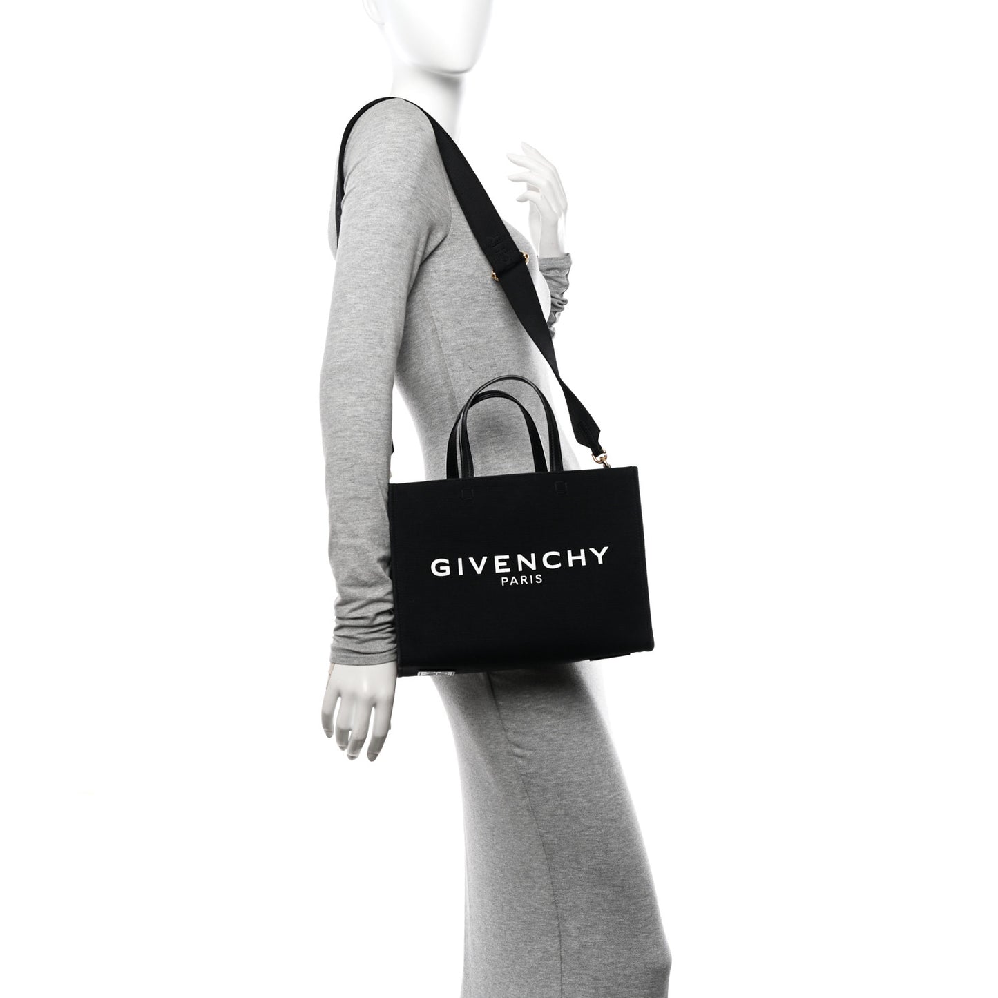 Canvas Small Bond Shopper Tote Black