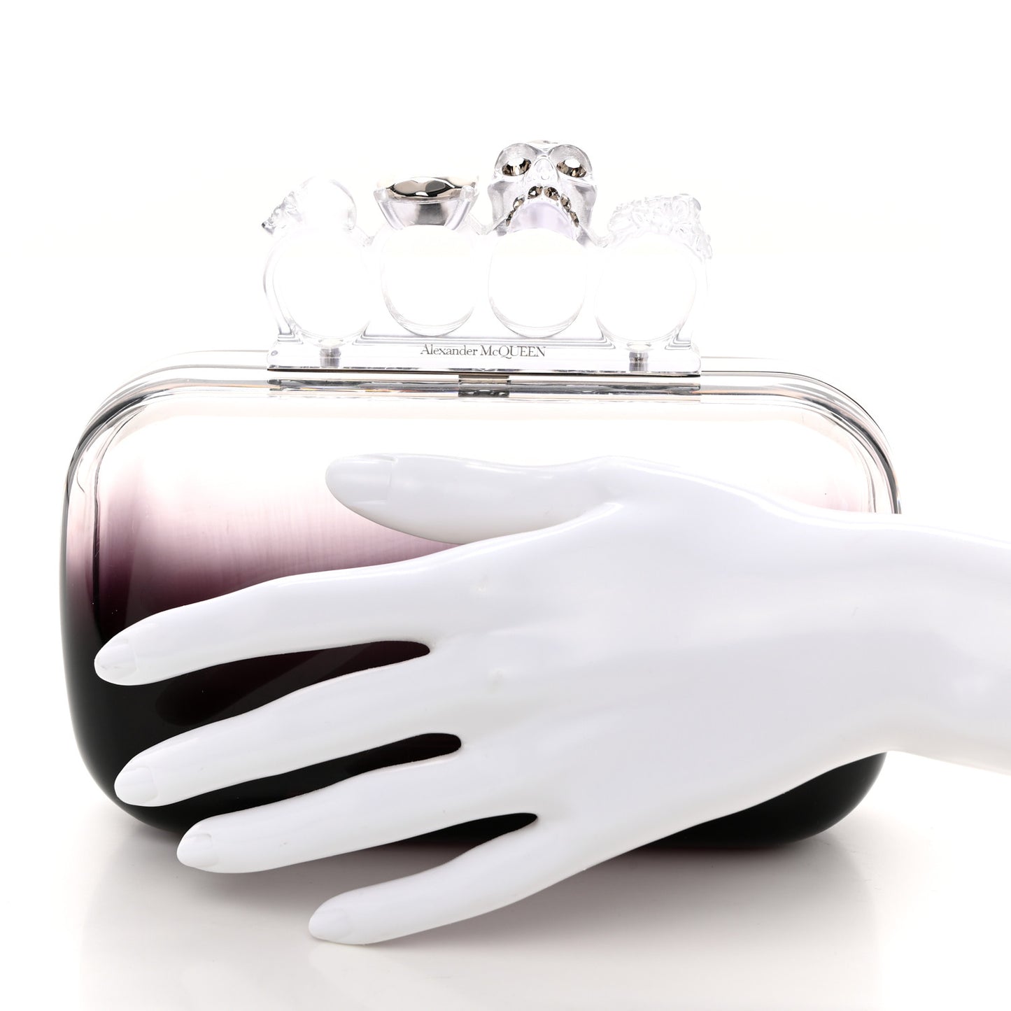 Resin Knuckle Clutch Ombre